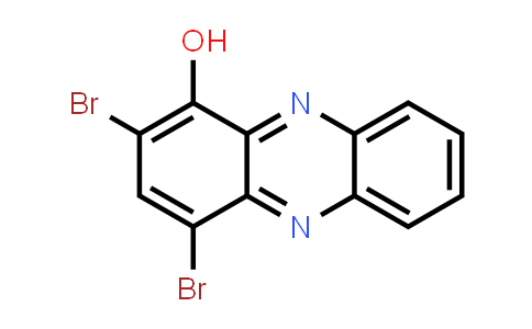 CAS No. 1259015-00-3, 2,4-Dibromophenazin-1-ol