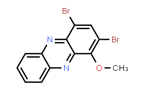 CAS No. 1259015-02-5, 2,4-Dibromo-1-methoxyphenazine