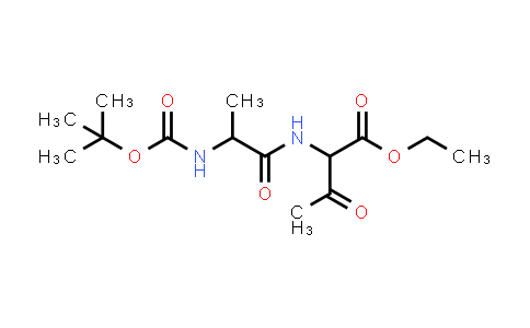 CAS No. 1259022-54-2, Ethyl 2-(2-((tert-butoxycarbonyl)amino)propanamido)-3-oxobutanoate