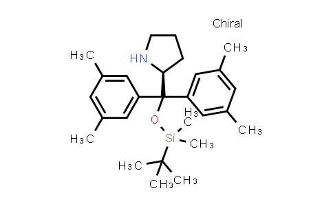 CAS No. 1259027-78-5, (2S)-2-[[(tert-Butyldimethylsilyl)oxy]bis(3,5-dimethylphenyl)methyl]pyrrolidine