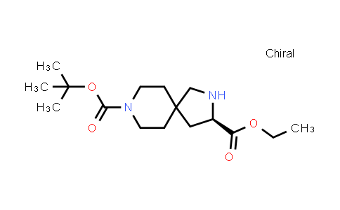 CAS No. 1259039-29-6, (R)-8-tert-Butyl 3-ethyl 2,8-diazaspiro[4.5]decane-3,8-dicarboxylate
