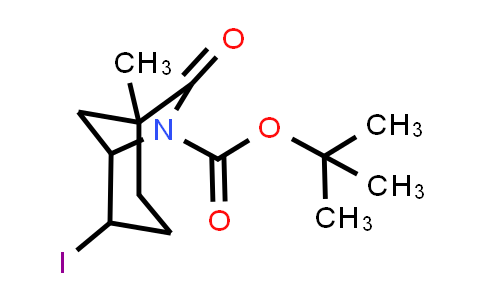 CAS No. 1259366-15-8, tert-Butyl 4-iodo-1-methyl-7-oxo-6-azabicyclo[3.2.1]octane-6-carboxylate