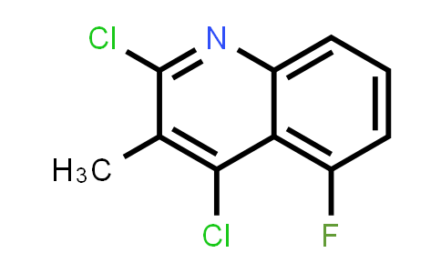 CAS No. 1259438-60-2, Quinoline, 2,4-dichloro-5-fluoro-3-methyl-