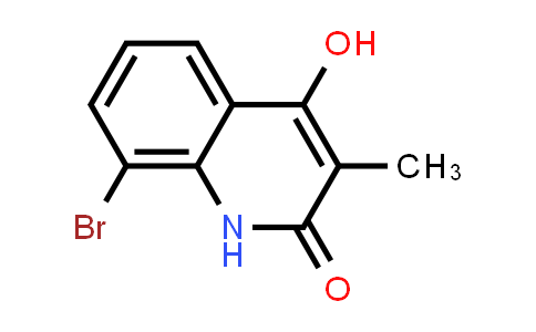 CAS No. 1259439-93-4, 8-Bromo-4-hydroxy-3-methylquinolin-2(1H)-one