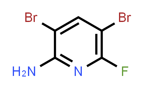 CAS No. 1259477-39-8, 3,5-Dibromo-6-fluoropyridin-2-amine