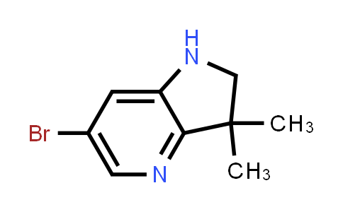 CAS No. 1259512-11-2, 6-Bromo-3,3-dimethyl-1H,2H,3H-pyrrolo[3,2-b]pyridine