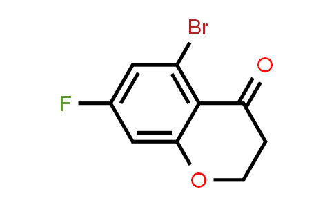 CAS No. 1260008-29-4, 5-Bromo-7-fluorochroman-4-one