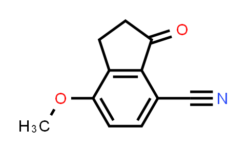 CAS No. 1260009-78-6, 7-Methoxy-3-oxo-2,3-dihydro-1H-indene-4-carbonitrile