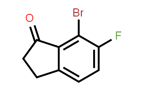 CAS No. 1260011-83-3, 7-Bromo-6-fluoro-2,3-dihydro-1H-inden-1-one