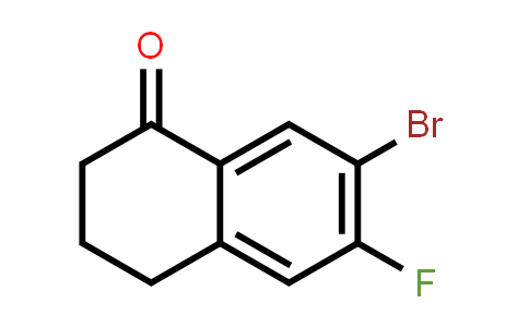 CAS No. 1260014-75-2, 7-Bromo-6-fluoro-3,4-dihydronaphthalen-1(2H)-one