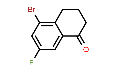 CAS No. 1260018-37-8, 5-Bromo-7-fluoro-3,4-dihydronaphthalen-1(2H)-one