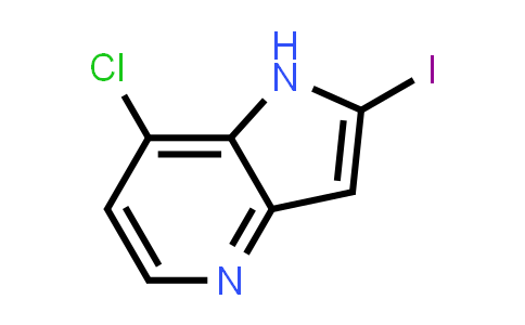 CAS No. 1260383-50-3, 7-Chloro-2-iodo-1H-pyrrolo[3,2-b]pyridine