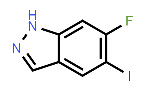 CAS No. 1260384-77-7, 6-Fluoro-5-iodo-1H-indazole
