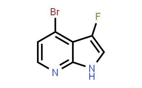 CAS No. 1260385-91-8, 4-Bromo-3-fluoro-1H-pyrrolo[2,3-b]pyridine