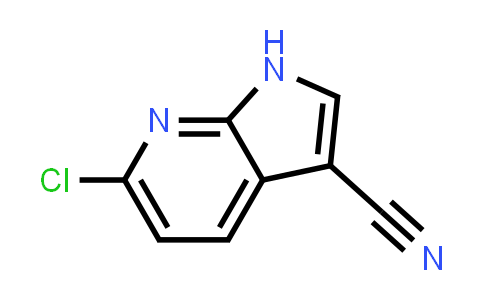 CAS No. 1260385-93-0, 6-Chloro-1H-pyrrolo[2,3-b]pyridine-3-carbonitrile