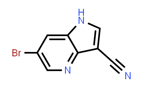 CAS No. 1260386-78-4, 6-Bromo-1H-pyrrolo[3,2-b]pyridine-3-carbonitrile