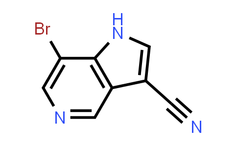 CAS No. 1260387-11-8, 7-Bromo-1H-pyrrolo[3,2-c]pyridine-3-carbonitrile