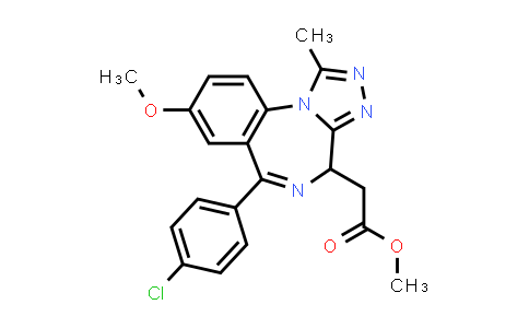 CAS No. 1260530-41-3, Methyl 2-(6-(4-chlorophenyl)-8-methoxy-1-methyl-4H-benzo[f][1,2,4]triazolo[4,3-a][1,4]diazepin-4-yl)acetate