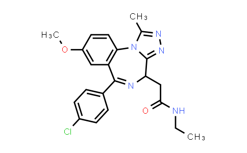 CAS No. 1260530-43-5, 4H-[1,2,4]Triazolo[4,3-a][1,4]benzodiazepine-4-acetamide, 6-(4-chlorophenyl)-N-ethyl-8-methoxy-1-methyl-