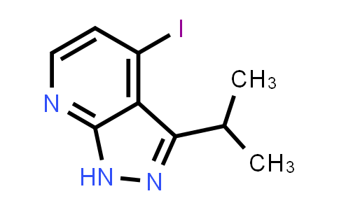 CAS No. 1260539-00-1, 4-Iodo-3-isopropyl-1H-pyrazolo[3,4-b]pyridine