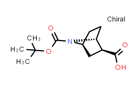 CAS No. 1260589-42-1, (1R,2S,4S)-7-(tert-Butoxycarbonyl)-7-azabicyclo[2.2.1]heptane-2-carboxylic acid