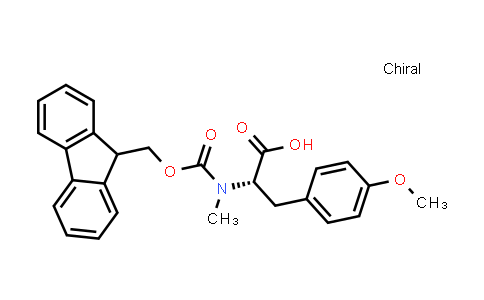 CAS No. 1260595-45-6, (S)-2-((((9H-Fluoren-9-yl)methoxy)carbonyl)(methyl)amino)-3-(4-methoxyphenyl)propanoic acid