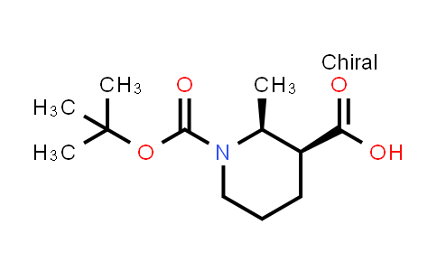 CAS No. 1260606-18-5, (2S,3S)-1-(tert-Butoxycarbonyl)-2-methylpiperidine-3-carboxylic acid
