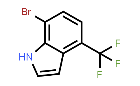 CAS No. 1260649-67-9, 7-Bromo-4-(trifluoromethyl)-1H-indole
