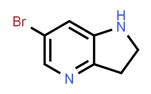 CAS No. 1260663-30-6, 6-Bromo-1H,2H,3H-pyrrolo[3,2-b]pyridine