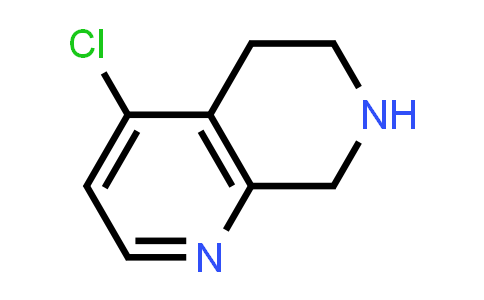 CAS No. 1260664-52-5, 4-Chloro-5,6,7,8-tetrahydro-1,7-naphthyridine