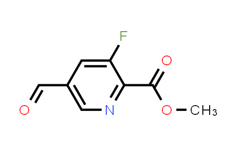 CAS No. 1260667-33-1, Methyl 3-fluoro-5-formylpicolinate