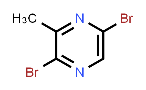 CAS No. 1260672-37-4, 2,5-Dibromo-3-methylpyrazine