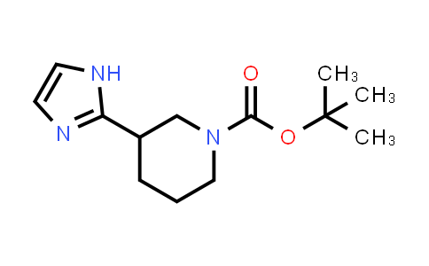 CAS No. 1260672-41-0, tert-Butyl 3-(1H-imidazol-2-yl)piperidine-1-carboxylate