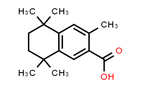 CAS No. 126070-22-2, 2-Naphthalenecarboxylic acid, 5,6,7,8-tetrahydro-3,5,5,8,8-pentamethyl-