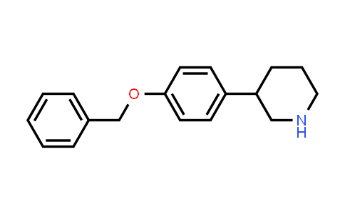 CAS No. 1260751-00-5, 3-(4-(Benzyloxy)phenyl)piperidine