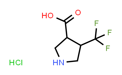 CAS No. 1260759-01-0, 4-(Trifluoromethyl)pyrrolidine-3-carboxylic acid hydrochloride