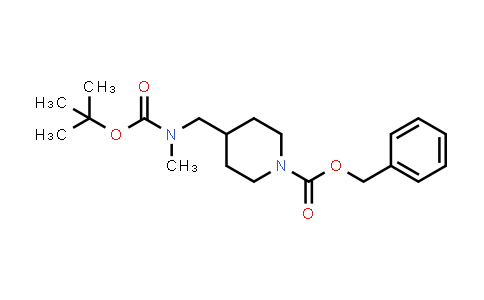 CAS No. 1260763-75-4, Benzyl 4-(((tert-butoxycarbonyl)(methyl)amino)methyl)piperidine-1-carboxylate