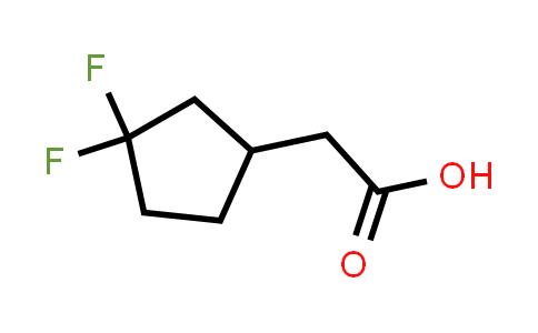 CAS No. 1260837-43-1, 2-(3,3-Difluorocyclopentyl)acetic acid