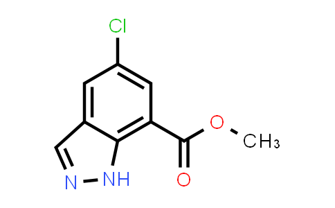 CAS No. 1260851-42-0, Methyl 5-chloro-1H-indazole-7-carboxylate