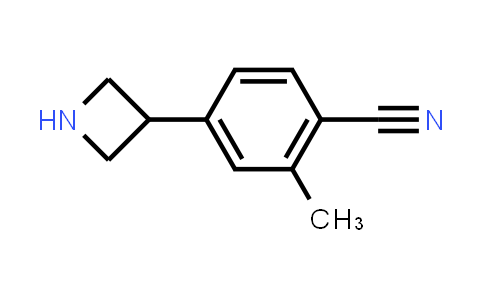 CAS No. 1260852-41-2, 4-(Azetidin-3-yl)-2-methylbenzonitrile