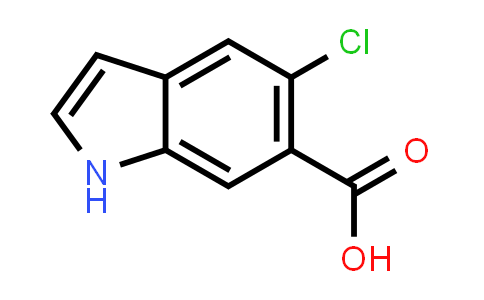 CAS No. 1260858-55-6, 5-Chloro-1H-indole-6-carboxylic acid
