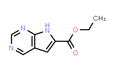 CAS No. 1260860-81-8, Ethyl 7H-pyrrolo[2,3-d]pyrimidine-6-carboxylate