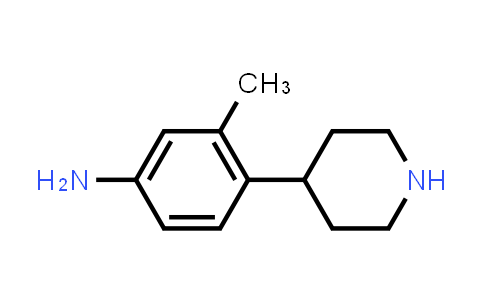CAS No. 1260864-79-6, 3-Methyl-4-(piperidin-4-yl)aniline