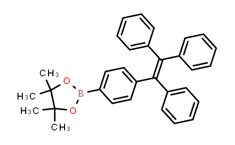 CAS No. 1260865-91-5, 4,4,5,5-Tetramethyl-2-(4-(1,2,2-triphenylvinyl)phenyl)-1,3,2-dioxaborolane