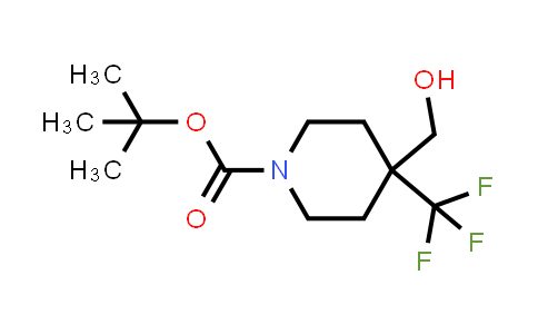 CAS No. 1260893-18-2, tert-Butyl 4-(hydroxymethyl)-4-(trifluoromethyl)piperidine-1-carboxylate