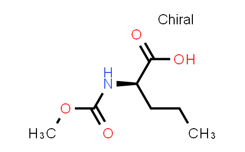 CAS No. 1261072-84-7, D-Norvaline, N-(methoxycarbonyl)-