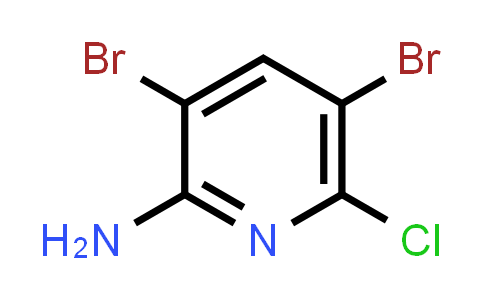 CAS No. 1261269-84-4, 3,5-Dibromo-6-chloropyridin-2-amine