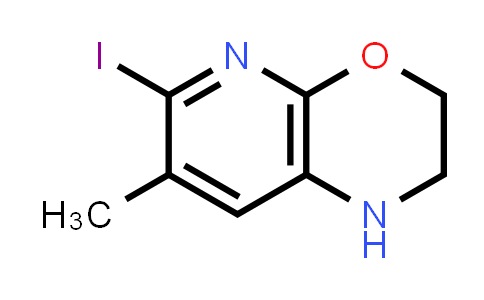 CAS No. 1261365-45-0, 6-Iodo-7-methyl-2,3-dihydro-1H-pyrido[2,3-b][1,4]oxazine