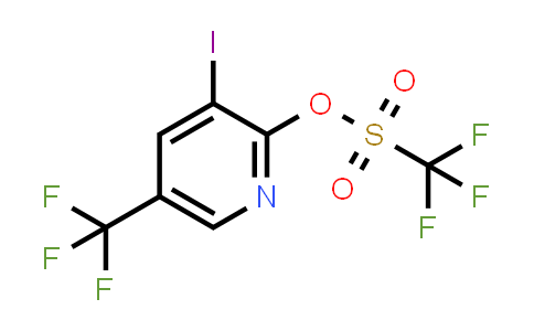 CAS No. 1261365-51-8, 3-Iodo-5-(trifluoromethyl)pyridin-2-yl trifluoromethanesulfonate