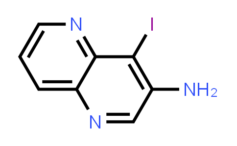 CAS No. 1261365-55-2, 4-Iodo-1,5-naphthyridin-3-amine